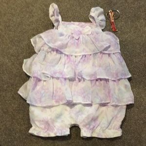"FAO" Perfect Purple & White Onesie!! 3-6 Months